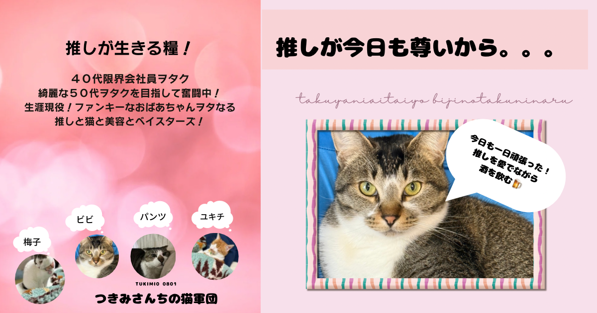推しが今日も尊いから・・・